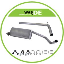 Auspuffanlage Auspuff SKODA FABIA 1.4TDi 2001-2009 inkl.Montagesatz Auspuffrohr
