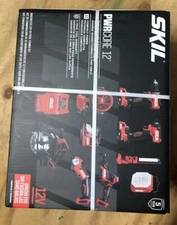 Skil CB8010A-20 Pwrcore 12 12v Brushless 10tool Combo Kit Power Core Batteries