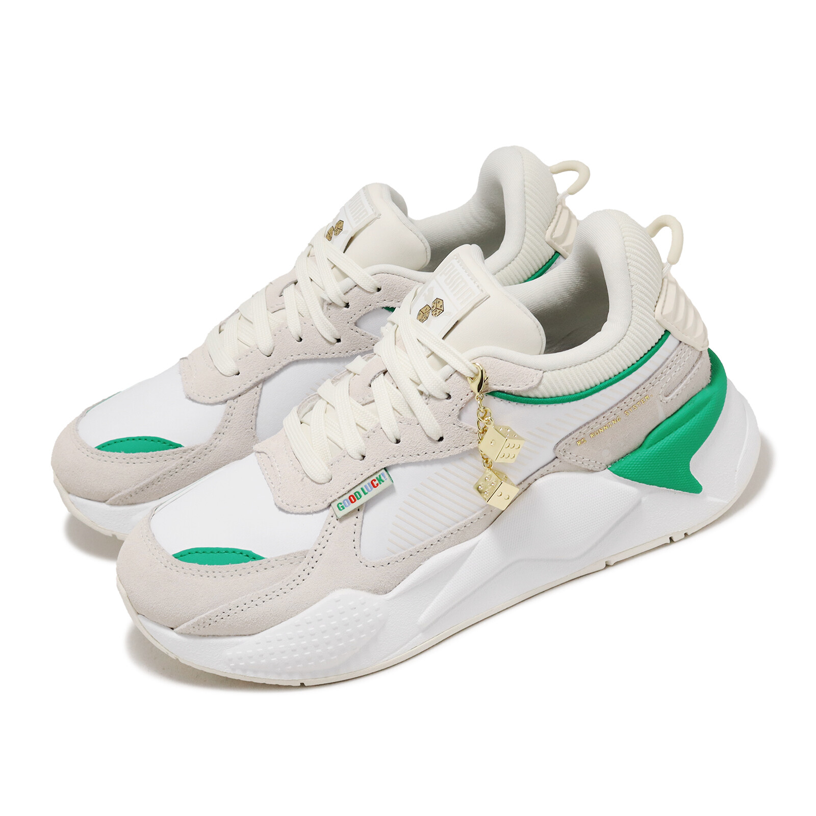 Женская повседневная обувь Puma RS-X Lucky Charm Wns Warm White Green LifeStyle 392068-01