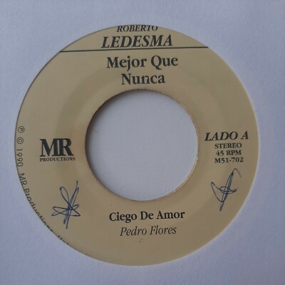 Roberto Ledesma Ciego De Amor / Como Si Fuera Mi Guitarra MR VG+ #1834