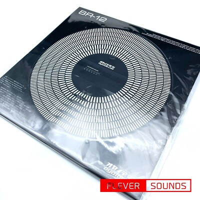 Oyaide BR-12 Turntable Sheet Tungsten Butyl Rubber w/Strobe Scope,Overhang Gauge