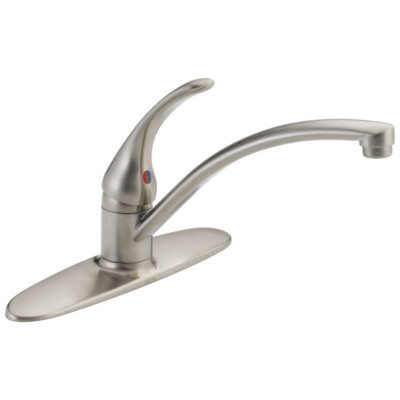 Delta Foundations 1-Handle Kitchen Faucet Stainless-Certified Refurbished