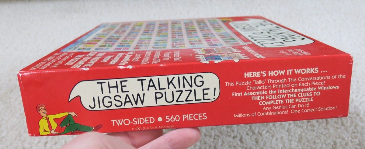 レア THE TALKING JIGSAW PUZZLE 560p Sealed Rare The Talking Jigsaw Puzzle The Office Building