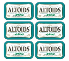 ALTOIDS Wintergreen Mints - 1.76 oz Tins (6 Packs)