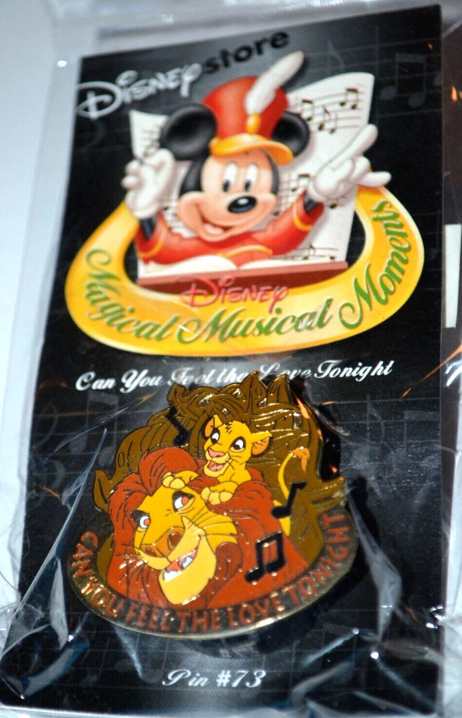 Disney Can You Feel The Love Tonight Lion King #73 Magical Musical Moments Pin
