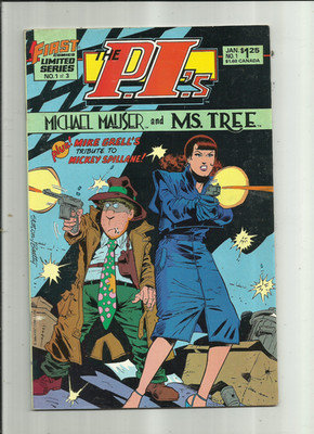The P.I.'s - Michael Mauser & Ms. Tree  .  #1-3 (FULL LIMITED SERIES).