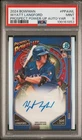 Wyatt Langford Auto 21/30 2024 Bowman Prospect Power-Up Variation TEX #PPAWL
