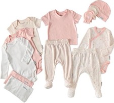 Butterblu Welcome Home 14-Piece Baby Gift Set Organic Cotton Clothing, Newborn
