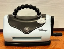 ✨ Sizzix Texture Boutique Embossing Machine "Purse" Manual Crank – Machine Only