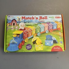 Toddler Counting Toy Match 'n Roll Farm Number Train 20 Piece Learning 18M 