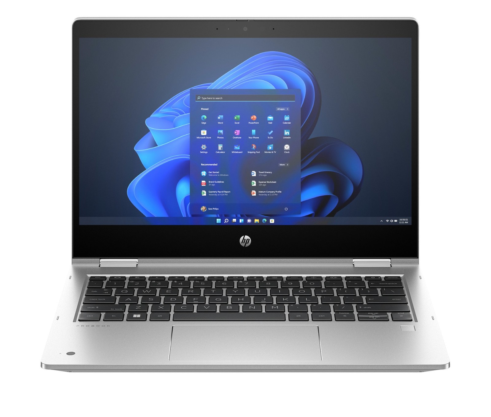 HP Pro x360 435 G10 AMD Ryzen™ 5 7530U Hybrid (2-in-1) 33.8 cm (13.3"") Touchscre
