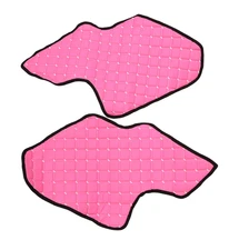 Pink Left+Right Door Trim Mats Eco Leather for Scania S/R Nextgen 2017+