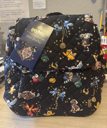 NWT Vera Bradley Retired Harry Potter Friends At Hogwart Ditsy Mini Backpack Bag