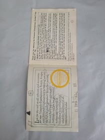 Rad Racer Nintendo NES solo manuale istruzioni