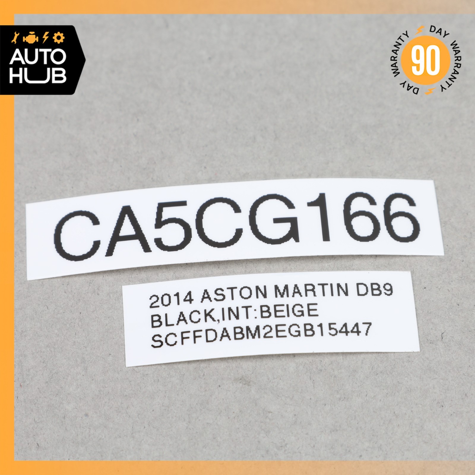 Aston Martin DB9 Triangle Mirror Cover Right Side 4G43830912AEW OEM