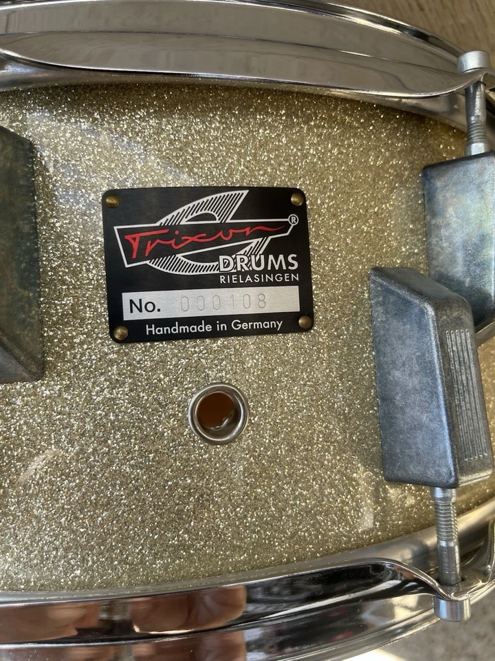 Tambor prototipo Trixon Alemania 6,5x14”, ¡raro! Foto 2 de 4