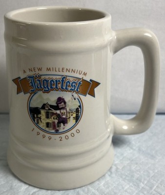 Vintage Ceramic Jägermeister Jägerfest ~ A New Millenium 1999-2000 Beer Stein