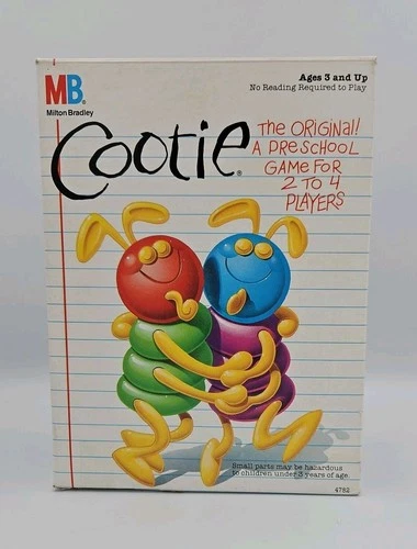 Vintage 1986 Milton Bradley Cootie Board Game- COMPLETE With Extra Pieces