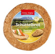 Sesam Schüttelbrot Karton 20 x 150 gr. - Fritz & Felix