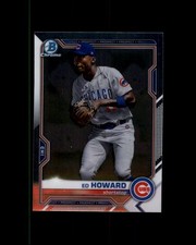 2021 Bowman Chrome Prospects #BCP12 Ed Howard (ref 163690)