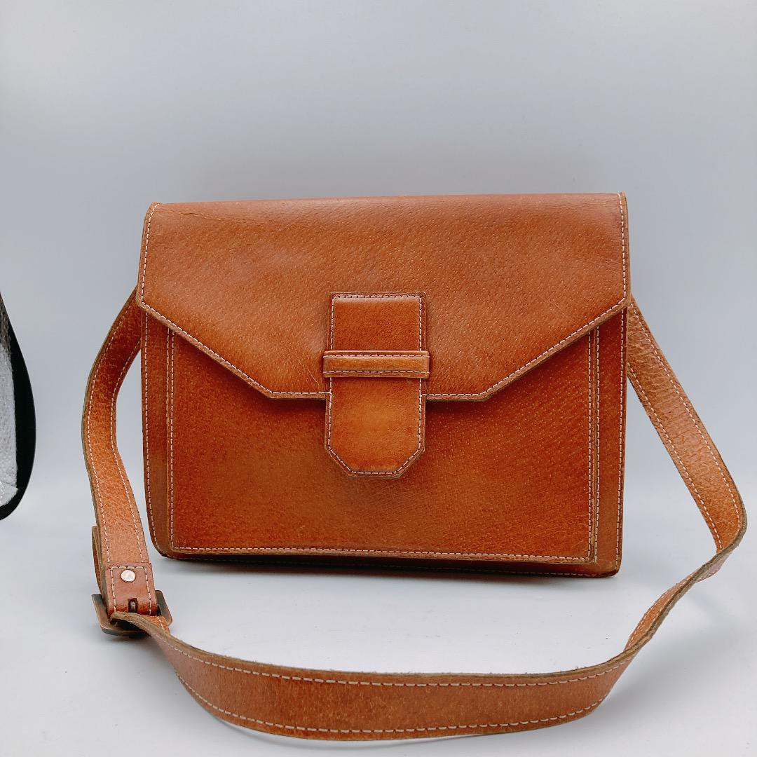 Borsa a tracolla YSL Yve Saint Laurent vera pelle usata marrone