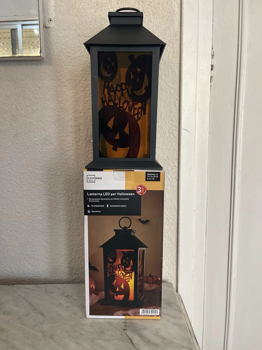 Lámpara de Halloween a Pilas – Decoración Terrorífica Vintage