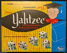 CLASSIC YAHTZEE -A Dice Game Of Skill  Chance HASBRO NEW/LOW COST SHIPPING/INTL