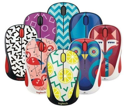 Logitech M317 Kabellose Optische Maus viele neue Farben zur Auswahl M325 M185