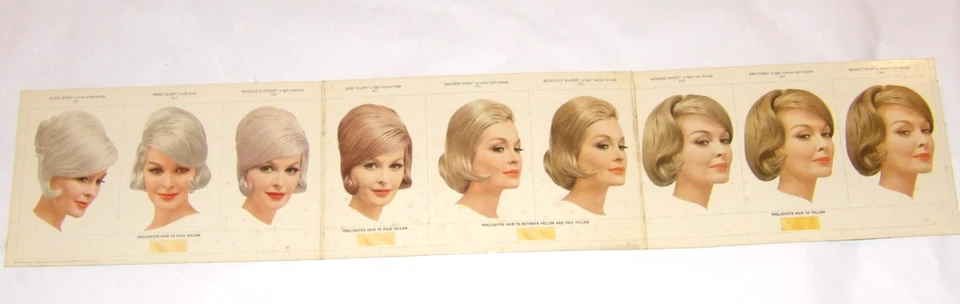 VTG 1960s BORN A BLOND CLAIROL HAIR COLOR LOTION ADVERTISING BEAUTY SHOP DISPLAY - Image 2 of 4