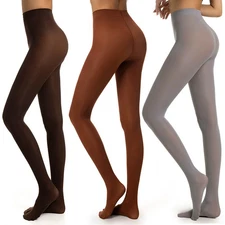 Women's 40D translucent Solid Colorful Soft Footed Pantyhose Tights,Pantyhose