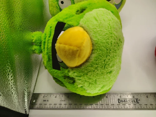 Set of (3) Angry Bird Character Plush Green Red Bird Pig 2012 & 2010 *PLS READ* - Picture 7 of 10