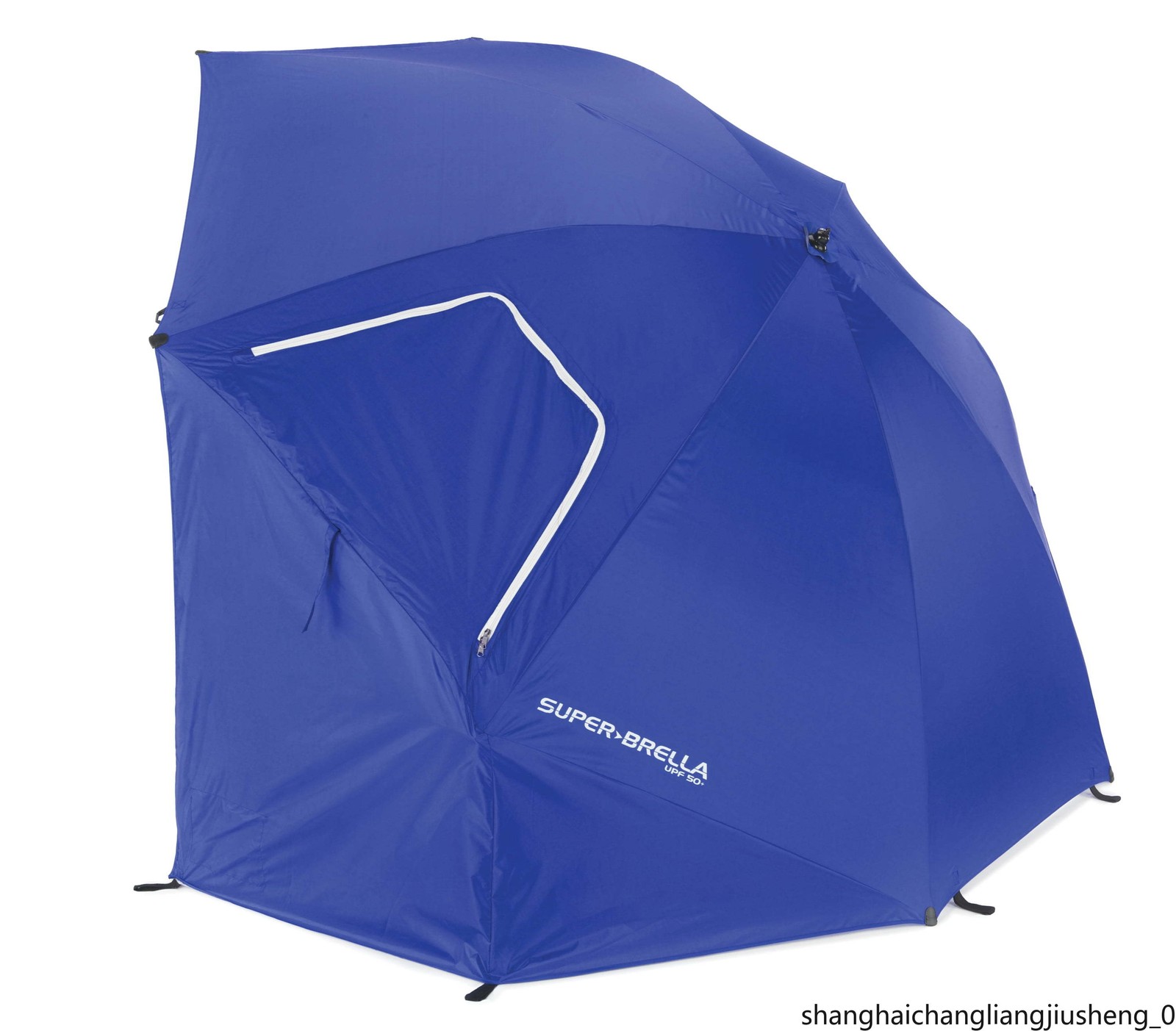 8ft Blue SPF 50+ Sun Canopy Umbrella Beach Sports Rain Shelter