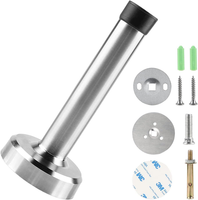 Swawis WandtüRstopper 12Cm TüRstopper Wandmontage Edelstahl