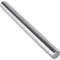 Edelstahl Nudelholz Teigroller Anti-Rost 40 Cm BackzubehöR FüR Pizza Kuchen