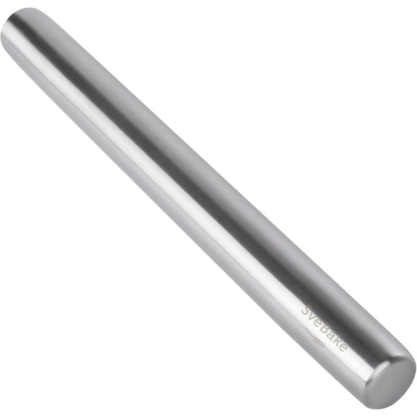 Edelstahl Nudelholz Teigroller Anti-Rost 40 Cm BackzubehöR FüR Pizza Kuchen-image