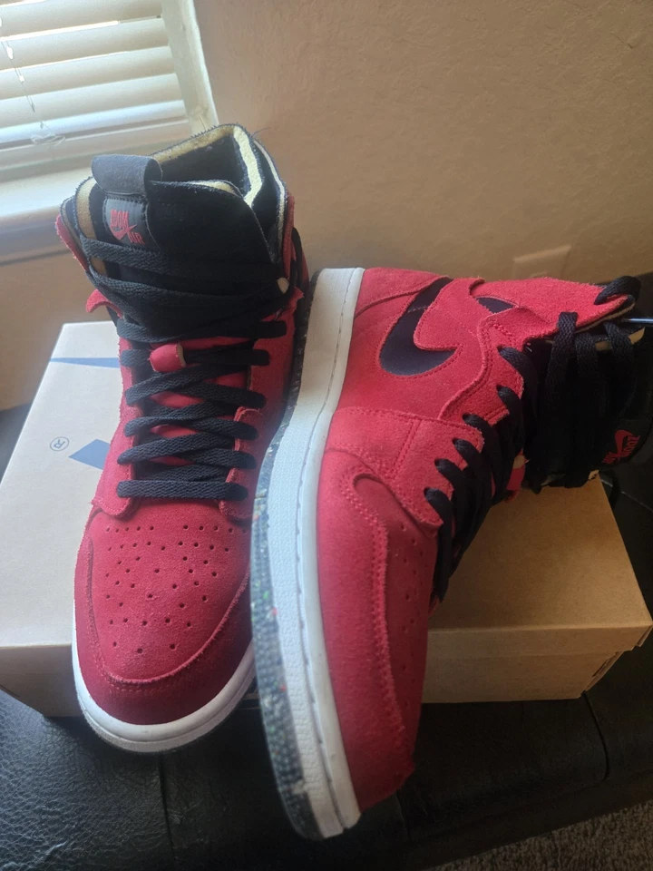 Talla 11 Air Jordan 1 Zoom Comfort Gimnasio Alto Rojo Foto 3 de 4