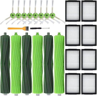 19 Pack Replacement Parts Compatible for Roomba j7 j7+/Plus E5 E6 E7 i7 i7+ i...