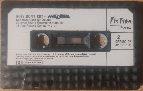 The Cure - Boys Don't Cry 1983 UK Fiction Records SPEMC 26 1st Issue☆Paper Label - Picture 5 of 12