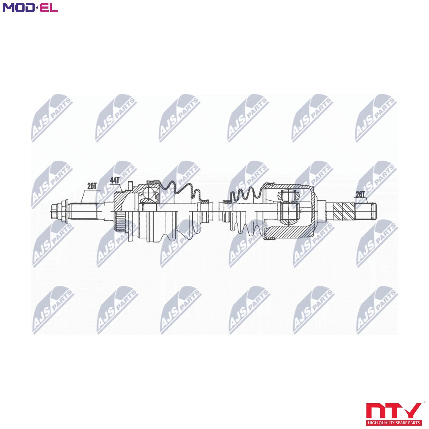 Front Right Drive Shaft for Ford Ranger Mazda B-Series 1328094 - Image 9