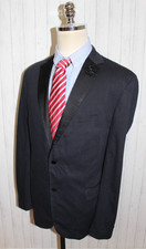 Men's Hugo Boss Silk Collar Two-Button Blazer Jacket Size 54