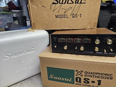 Original Box - Sansui QS-1 Quadraphonic 1973 Vintage 4 Channel Synthesizer 