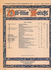 I Attempt from Love's Sickness to Fly. Low in F, Henry Purcell, Voice  Piano