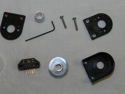 US Digital Shaft Encoder Kit 360 CPR 5/16'' ID Thru Bore w/Spare Base Plate