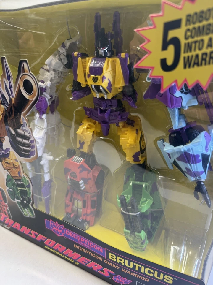 Juego de figuras de acción Transformers G2 Bruticus - Nuevo precintado  Foto 3 de 4