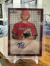 Mason Brassfield 2023 Leaf Perfect Game Top Prospect 1st RC Auto #1/1 Blank Back