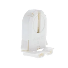 Leviton 13653-WWP Fluorescent Lamp Holder Light Socket Bi-Pin Wide Fin T8 T12