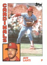 1984 Topps #593 Jeff Lahti