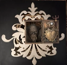 Assemblage Art Mixed Media Steampunk LOVE Wall Hanging Signed 