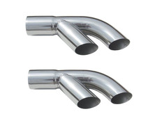 Pypes Evt10 Stainless Exhaust Splitter Set 2.5 Inlet For 76-81 Pontiac Trans Am Pypes Evt10 Stainless Exhaust Splitter Set 2.5 Inlet For 76-81 Pontiac Trans Am
