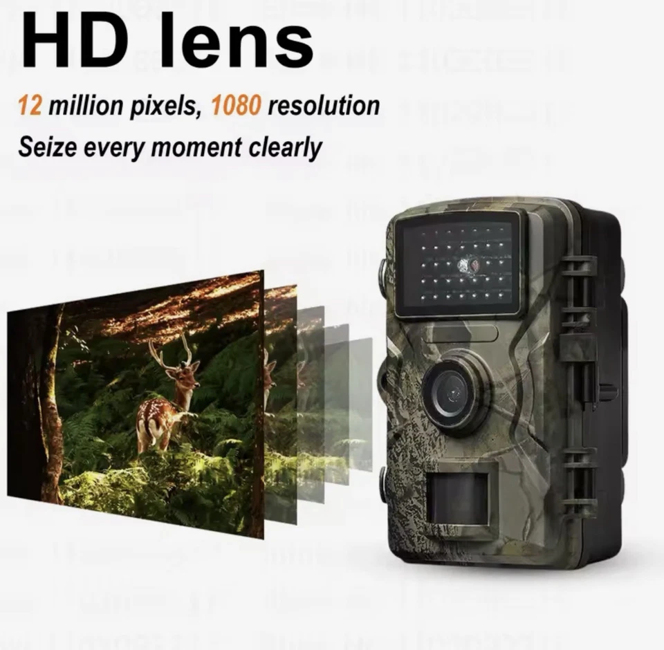 FOTOTRAPPOLA INFRAROSSI LCD FOTOCAMERA DA CACCIA 16MP FULL HD IMPERMEABILE - Image 4 of 4